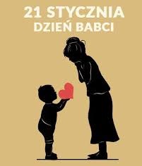 Chłopiec z sercem na dzień babci